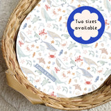 Deep Blue Sea PVC Changing Basket Liner | Bobbin and Bumble | Bobbin and Bumble.