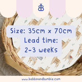 Alpaca Print PVC Changing Basket Liner | Bobbin and Bumble | Bobbin and Bumble.