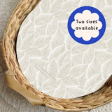 Beige Leaf PVC Changing Basket Liner | Bobbin and Bumble | Bobbin and Bumble.