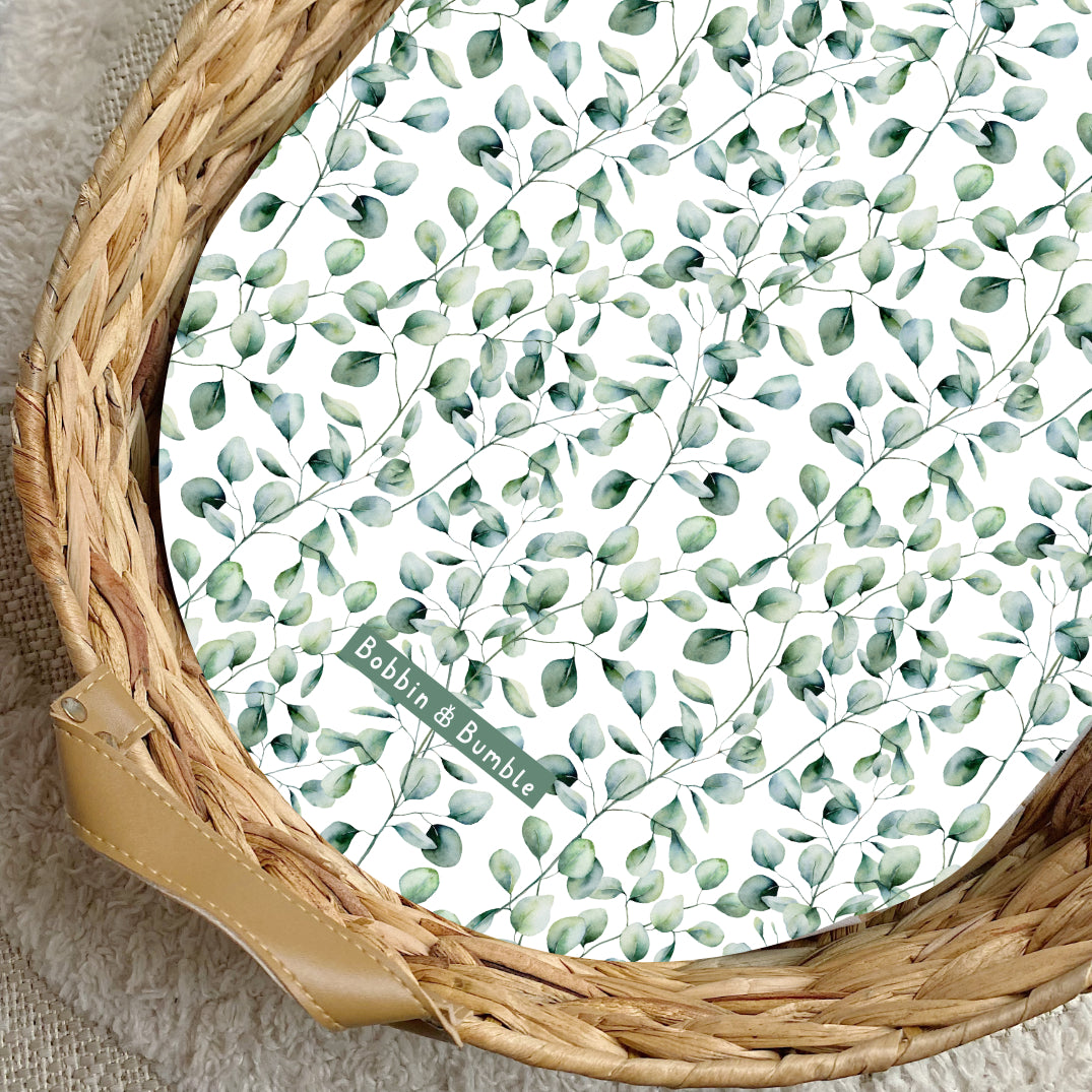 Eucalyptus PVC Changing Basket Liner | Bobbin and Bumble | Bobbin and Bumble.