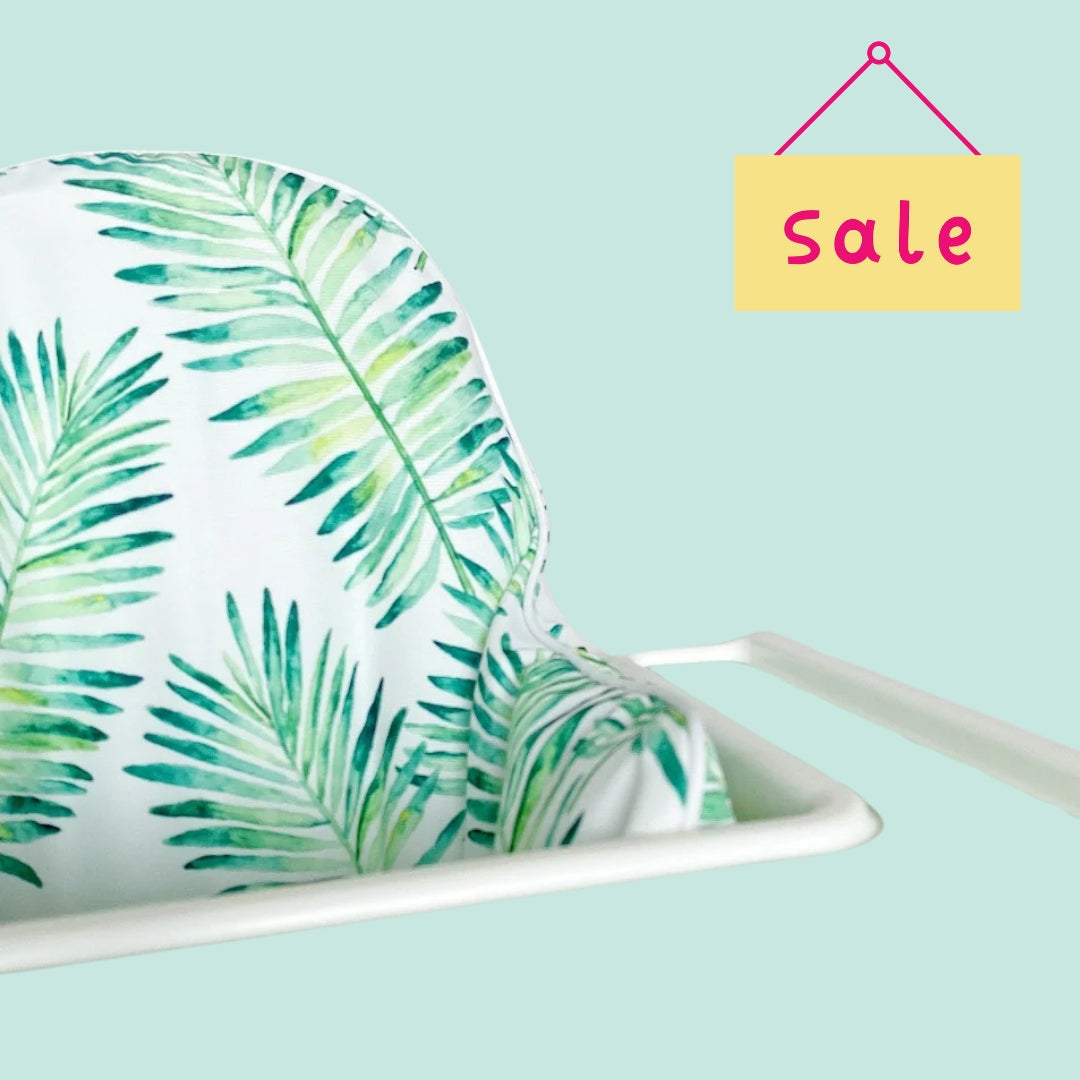 IKEA Highchair Cushion Cover - Tropical Leaf Print