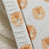 Deluxe Baby Changing Mat - Leo Lion Print | Bobbin and Bumble.