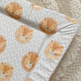 Deluxe Baby Changing Mat - Leo Lion Print | Bobbin and Bumble.