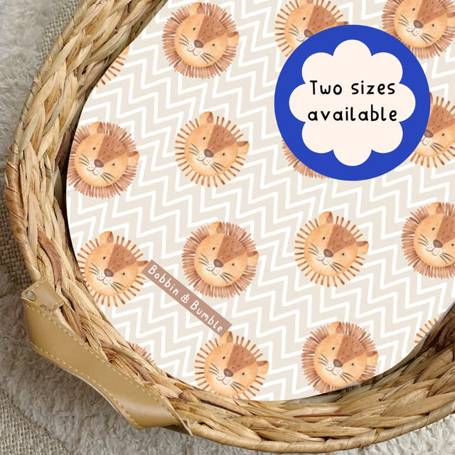 Leo Lion Head PVC Changing Basket Liner | Bobbin and Bumble | Bobbin and Bumble.