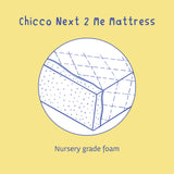 Chicco Next2Me Mattress – Nursery Grade Foam with Organic Cotton Cover | Bobbin and Bumble.