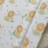 Deluxe Baby Changing Mat - Roary Lion Print | Bobbin and Bumble.