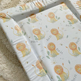 Deluxe Baby Changing Mat - Roary Lion Print | Bobbin and Bumble.