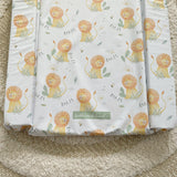 Deluxe Baby Changing Mat - Roary Lion Print | Bobbin and Bumble.