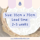 Seashells PVC Changing Basket Liner | Bobbin and Bumble | Bobbin and Bumble.