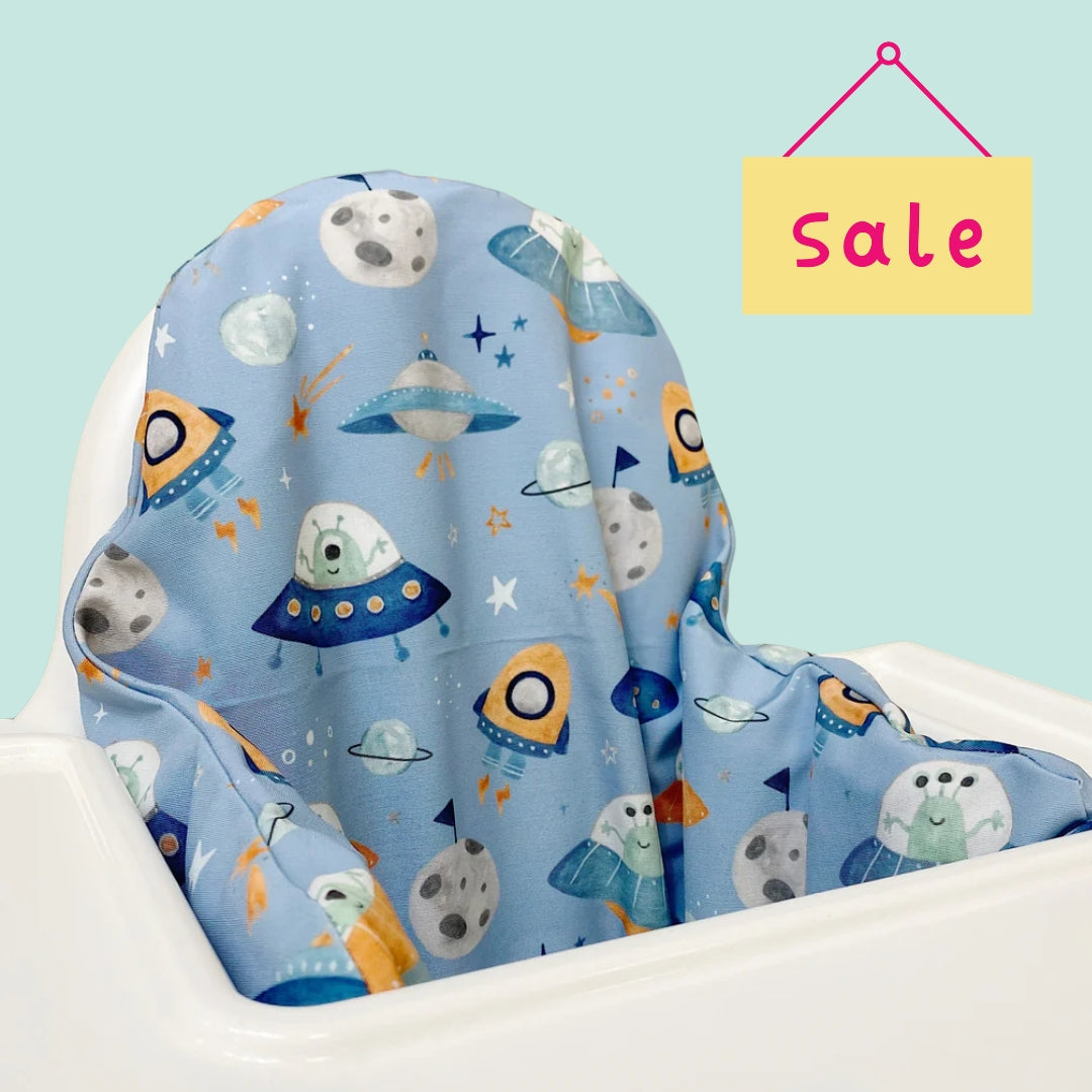 IKEA Highchair Cushion Cover - Space Print