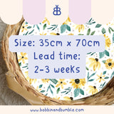 Sunflowers PVC Changing Basket Liner | Bobbin and Bumble | Bobbin and Bumble.