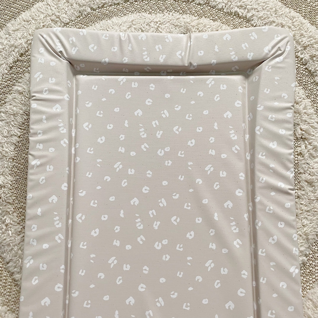 Deluxe Baby Changing Mat - Sand Animal Print | Bobbin and Bumble.