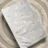 Anti-Roll Wedge Baby Changing Mat - Welcome Baby Print | Bobbin and Bumble.