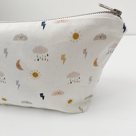 Nappy Wallet - Weather Print | Bobbin and Bumble.