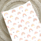 Anti-Roll Wedge Changing Mat - Rainbow Beau | Bobbin and Bumble.