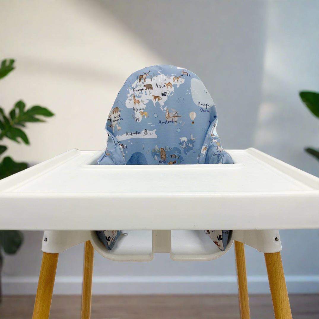 IKEA High Chair Cushion Cover - One World Print