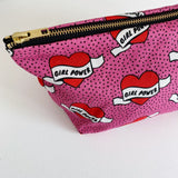 Nappy Zip Wallet - Girl Power Print | Bobbin and Bumble.