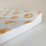 Anti-Roll Wedge Changing Mat - Lion Print | Bobbin and Bumble.