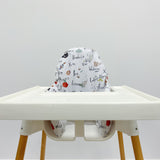 IKEA Highchair Cushion Cover - Alphabet Print | Bobbin and Bumble.