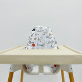 IKEA Highchair Cushion Cover - Alphabet Print | Bobbin and Bumble.