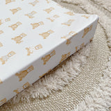 Anti-Roll Wedge Baby Changing Mat - Teddy Bears print | Bobbin and Bumble.