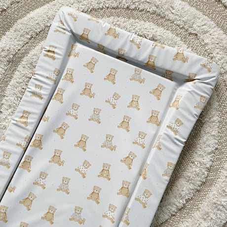 Deluxe Baby Changing Mat - Teddy Bear Print | Bobbin and Bumble.