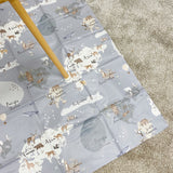 Splash Mat -  One World Print | Bobbin and Bumble.