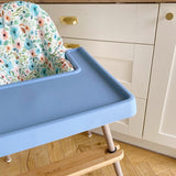 Full wrap placemat for the IKEA highchair - Sky Blue | Bobbin and Bumble.