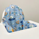 IKEA Highchair Cushion Cover - Space Print | Bobbin and Bumble.