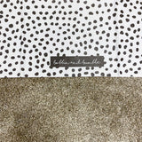 Splash mat - Monochrome Spotty Polka Dot | Bobbin and Bumble.