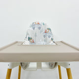 Christmas IKEA High Chair Cushion Cover - Camper Christmas Print | Bobbin and Bumble.