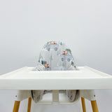 Christmas IKEA High Chair Cushion Cover - Camper Christmas Print | Bobbin and Bumble.