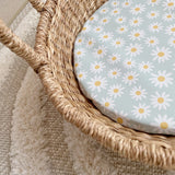 Basket Changing Mat - Daisy Print | Bobbin and Bumble.