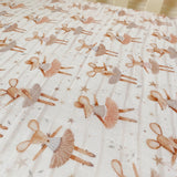 CLEARANCE: Dottie Mouse Baby Cot Bed Sheet – Limited Stock | Bobbin and Bumble.