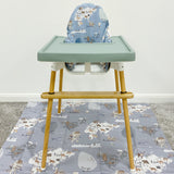 IKEA High Chair Cushion Cover - One World Print | Bobbin and Bumble.