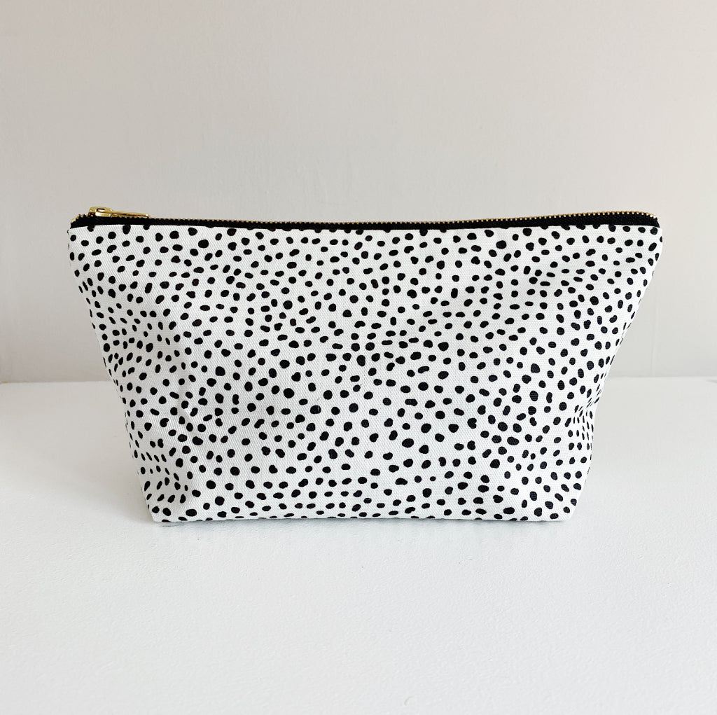 Nappy organiser bag - Dalmatian Print | Bobbin and Bumble.