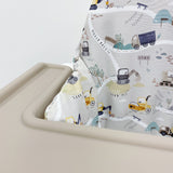 IKEA High Chair waterproof Cover - Diggerland Print | Bobbin and Bumble.