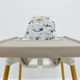 IKEA High Chair waterproof Cover - Diggerland Print | Bobbin and Bumble.