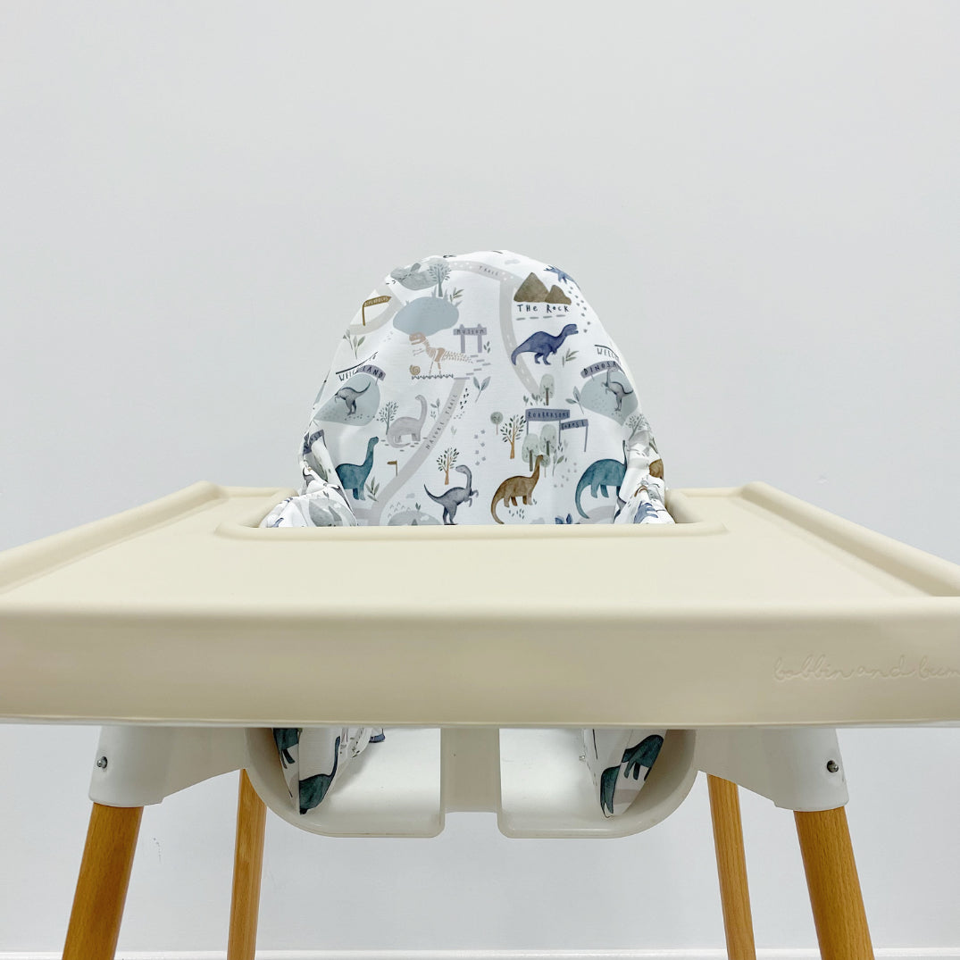 IKEA Highchair Cover - Dino Land Print