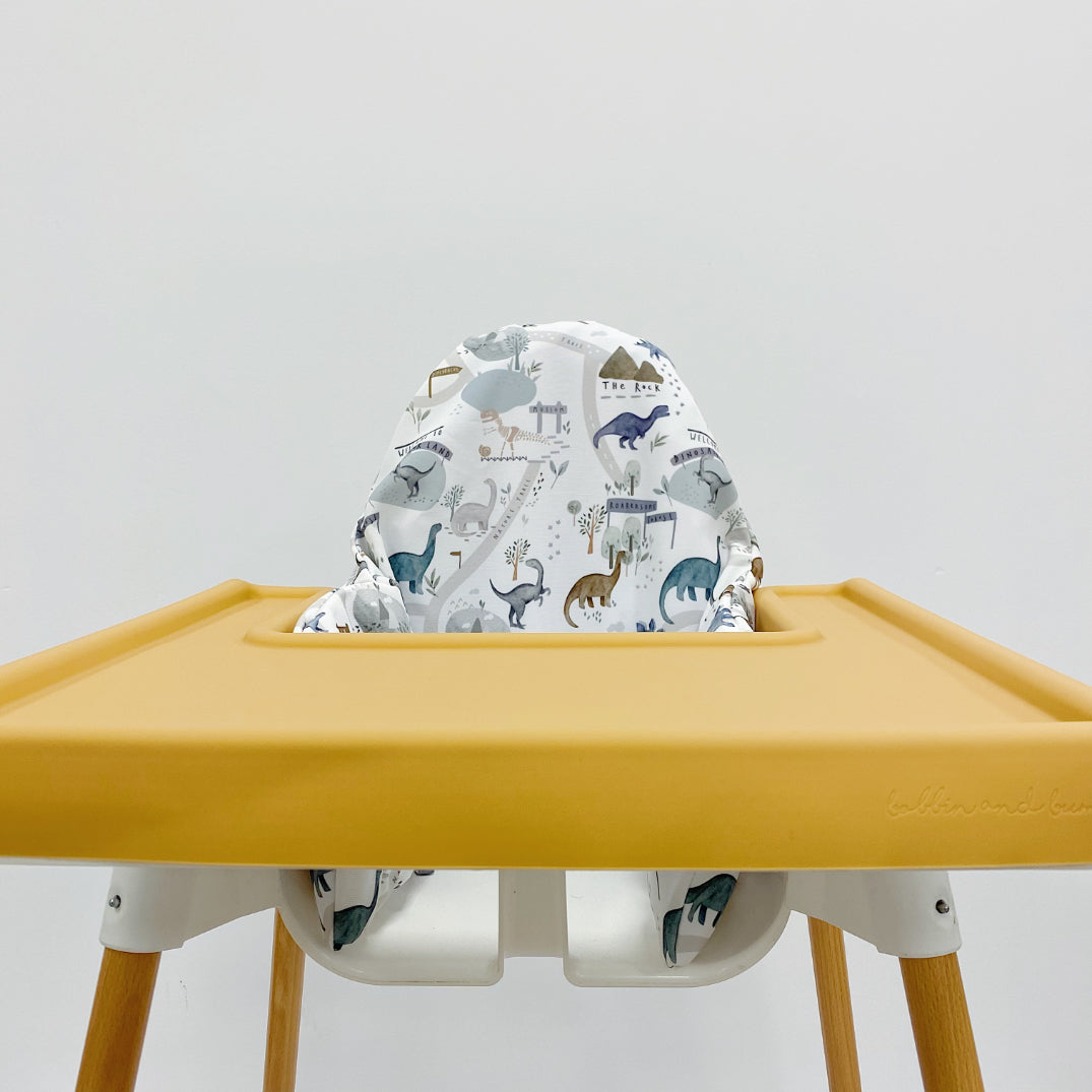 IKEA Highchair Cover - Dino Land Print