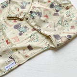 Long Sleeved Baby Bib - Farm Yard Print | Bobbin and Bumble.