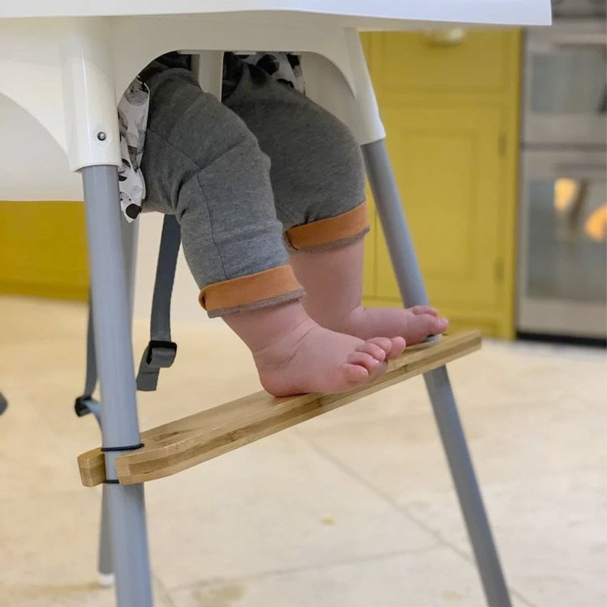 IKEA Highchair Footrest - Bamboo Wood | Bobbin and Bumble.