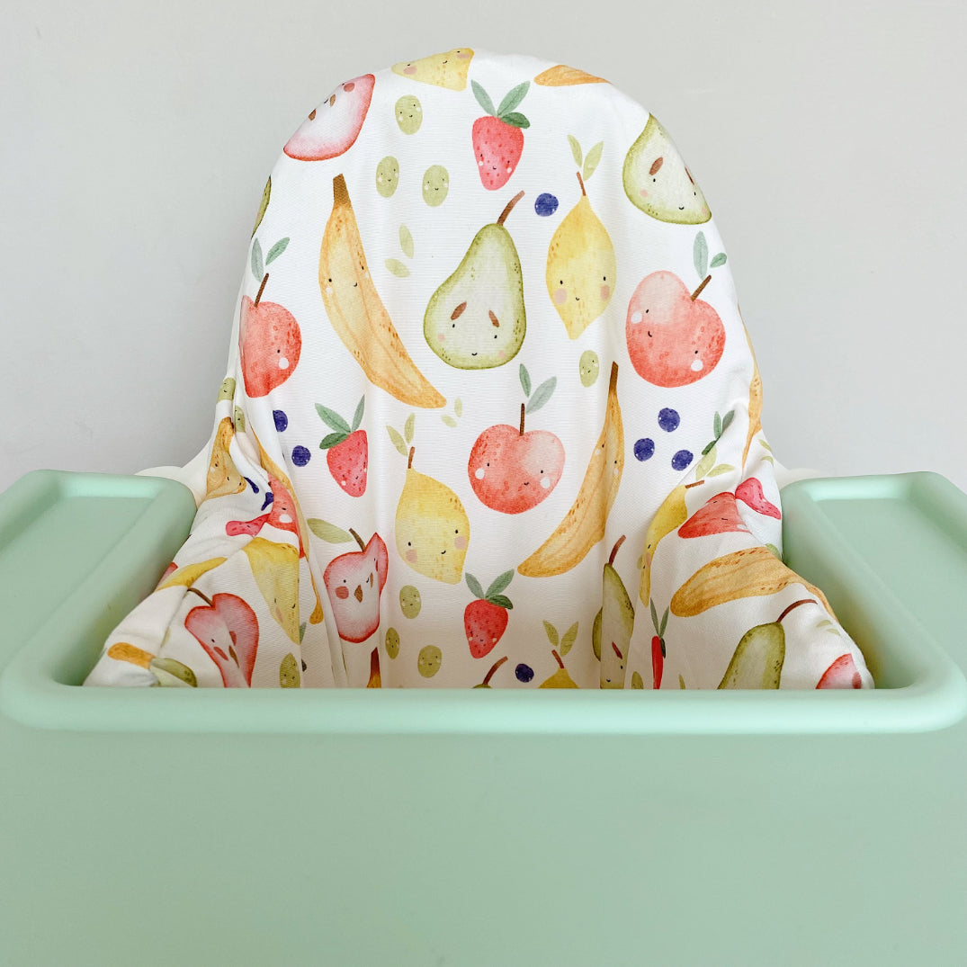 IKEA Highchair Cushion Cover - Fruit Squash Print | Bobbin and Bumble.