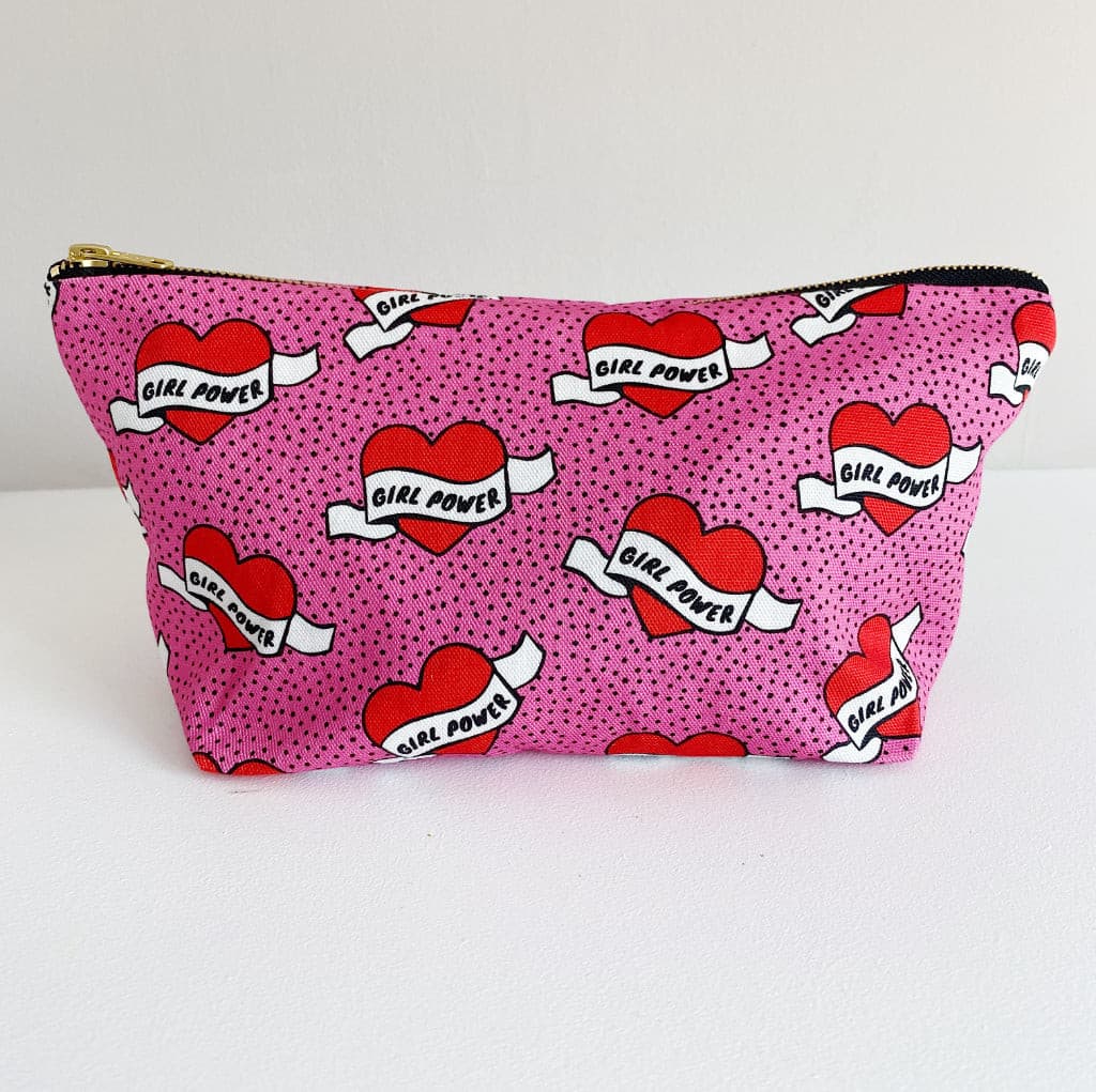 Nappy Zip Wallet - Girl Power Print | Bobbin and Bumble.