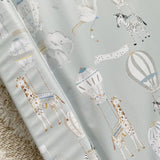 Deluxe Baby Changing Mat - Hot Air Balloons Print | Bobbin and Bumble.