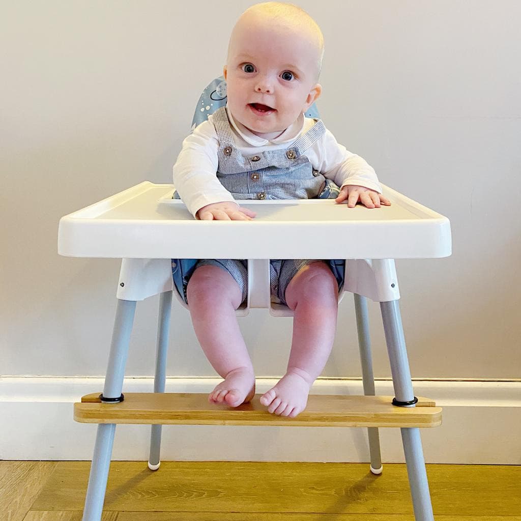 IKEA Highchair Footrest - Bamboo Wood | Bobbin and Bumble.