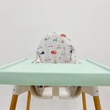 IKEA Highchair Cushion Cover - Traffic Print | Bobbin and Bumble.