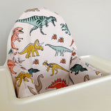 IKEA Highchair Cushion Cover - Retro Dinosaur Print | Bobbin and Bumble.