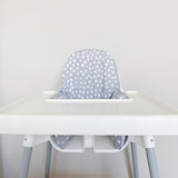 IKEA Highchair Cushion Cover - Grey Spots Print | Bobbin and Bumble.