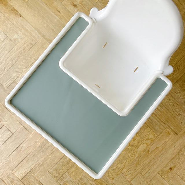 IKEA High Chair Silicone Tray Insert - Sage Green | Bobbin and Bumble.